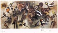 Lot 17.  'British Wildlife' Copy No. 2 Ltd Edition print by Mick Cawston