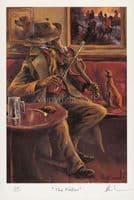 Lot 19. 'The Fiddler' Rare Limited Edition Print by Mick Cawston