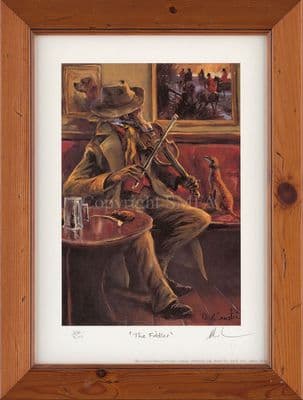 Lot 19. 'The Fiddler' Rare Limited Edition Print by Mick Cawston