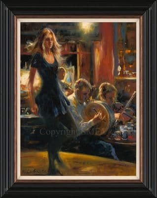 Lot 52. 'Irish Dancer' Original Painting by Mick Cawston