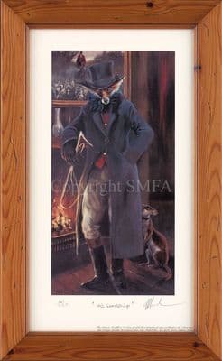 Lot 6. 'His Lordship' Rare Ltd Edition Print by Mick Cawston
