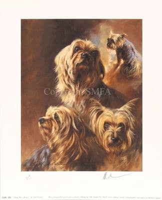Lot 7. 'Vanity Fair' Copy No.1 Ltd Edition Yorkshire Terrier Print by Mick Cawston