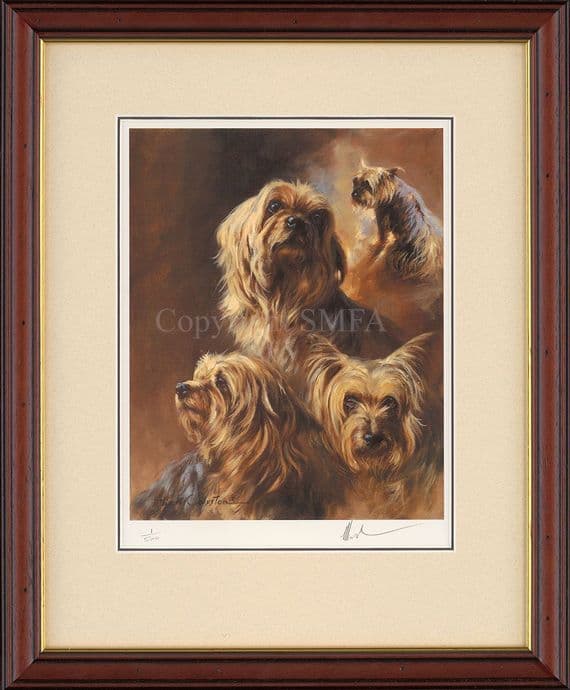 Lot 7. 'Vanity Fair' Copy No.1 Ltd Edition Yorkshire Terrier Print by Mick Cawston
