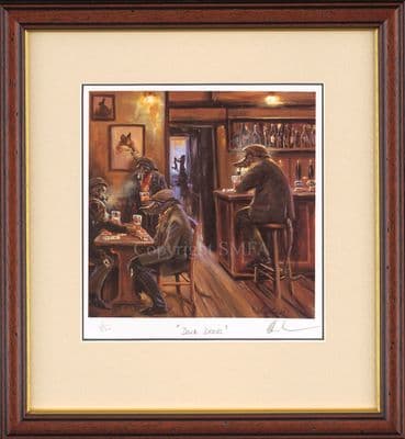 Lot 8. 'Dark Deeds' Copy No. 3 Very Rare Sold Out Ltd Edition Print by Mick Cawston