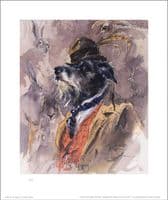 Lurcher Humorous Limited Edition Print 'The Gypsy' by Jonathan Walker