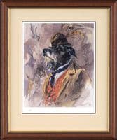Lurcher Humorous Limited Edition Print 'The Gypsy' by Jonathan Walker