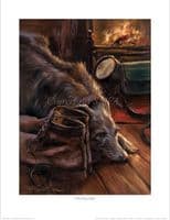 Lurcher Limited Edition Print  'A Hard Days Night' by Mick Cawston