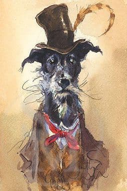Lurcher Limited Edition Print 'Gypsy' by Jonathan Walker