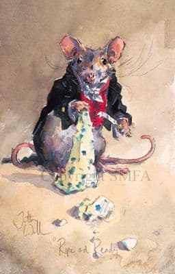 Mouse Funny Blank Greetings Card 'Ripe and Ready' by Jonathan Walker C672