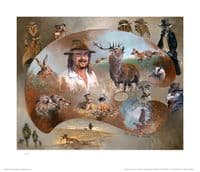 My Mate Mick' Limited edition Tribute Print by Malcolm Coward