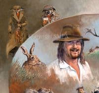 My Mate Mick' Limited edition Tribute Print by Malcolm Coward