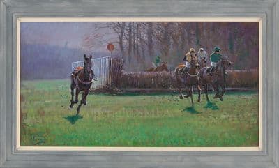 No. 23 'The Short Cut' Original Horse Racing Scene by Malcolm Coward