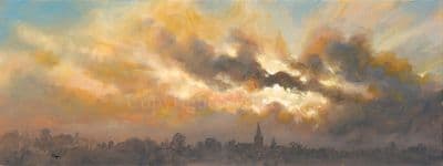 No. 25 'Dusk' Original Landscape Painting by Paul Doyle
