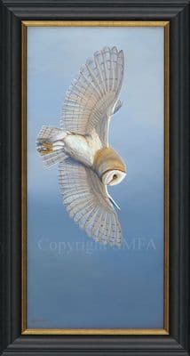 No. 42 'The Ethereal Hunter' Original Barn Owl Painting by Ben Waddams