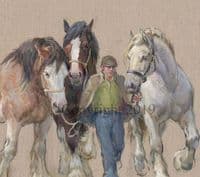 Original Oil on Canvas 'Heavy's' by Rosemary Sarah Welch