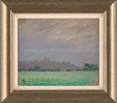 Original Oil on Panel 'Lincoln Castle' by Malcolm Coward