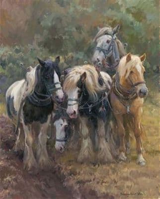 Original Oil Painting 'Motley Crew' by Rosemary Welch SEA18-119