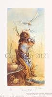 Otter Funny Limited Edition Print 'The Water Bailiff' by Jonathan Walker