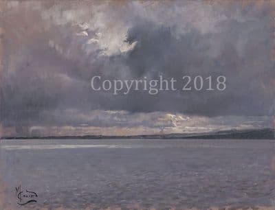 Seascape Original Oil on Canvas 'Seascape' by Malcolm Coward