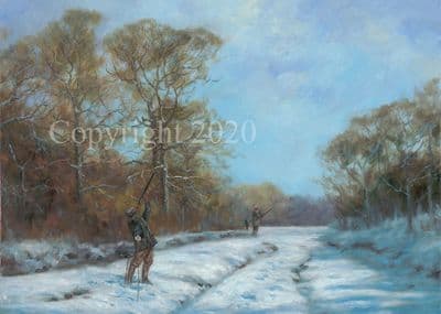 Shooting Blank Greetings Card 'The Lane Drive' by John Trickett C627