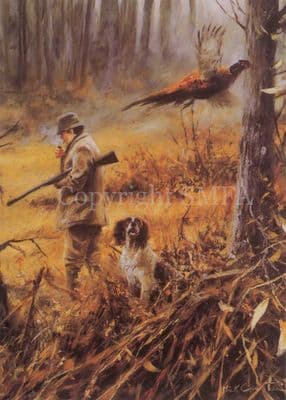 Shooting Blank GreetingsCard 'The One That Got Away by Mick Cawston B145