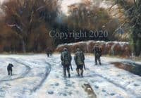 Shooting Limited Edition Canvas Print 'Another Day, Another Drive' by John Trickett