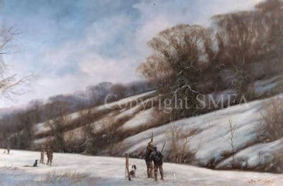 Shooting Limited Edition Print 'Best Drive of the Day' by John Trickett