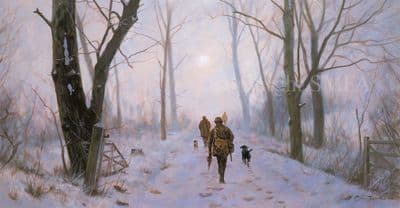 Shooting Limited Edition Print 'End of a Good Day' by John Trickett