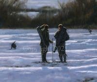 Shooting Limited Edition Print 'Onto the Last Drive' by John Trickett