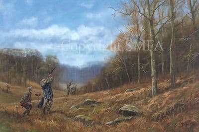 Shooting Limited Edition Print 'That's Mine' by John Trickett