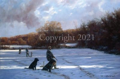 Shooting Limited Edition Print 'Waiting for the Whistle' by John Trickett