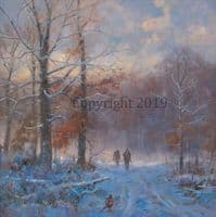 Shooting Pheasant Limited Edition Canvas Print 'One For Next Time' by John Trickett