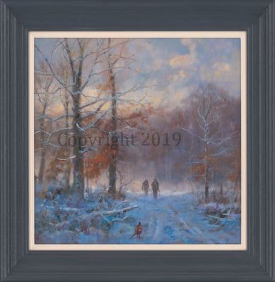 Shooting Pheasant Limited Edition Canvas Print 'One For Next Time' by John Trickett