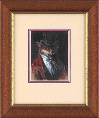 So Shifty' Original Humorous Fox Watercolour by Jonathan Walker