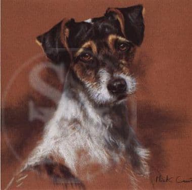 Terrier Blank Greetings Card 