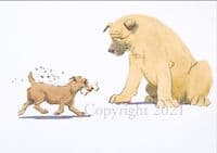 Terrier Limited Edition Print 'The Transfer Deal' by Malcolm Coward