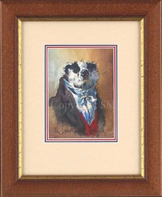 The Beechwood Lord' Original Humorous Badger Painting by Jonathan Walker