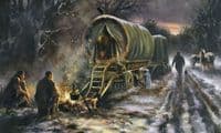 The Gypsy Encampment' Print by Mick Cawston