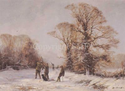 The Loader' Blank Shooting Greetings Card by John Trickett