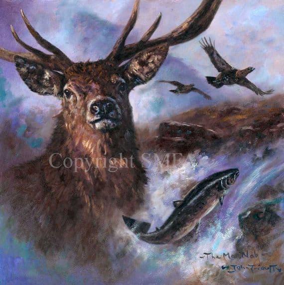 The MacNab' Ltd Edition Canvas Shooting Print by John Trickett