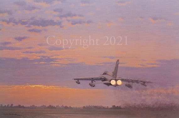 Tornado Limited Edition Print 'Dawn Thunder' by Keith Woodcock