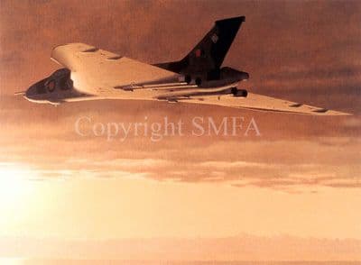 Vulcan B.2 Blank Greeting Card 'Avro Vulcan B.2' by Keith Woodcock E11