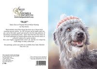Well?' Pack of Ten Deerhound / Lurcher Christmas Cards by Paul Doyle