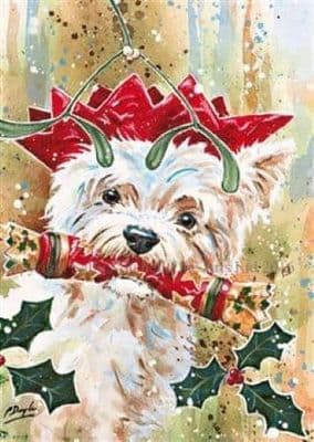West Highland Terrier Christmas Cards 'A Cracking Christmas' by Paul Doyle C369X