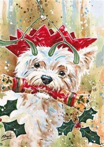 West Highland Terrier Christmas Cards 'A Cracking Christmas' by Paul Doyle C369X