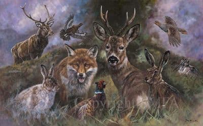 Wildlife Limited Edition Canvas Print 'Wildlife' by John Trickett