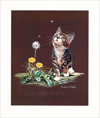 Wishes' Kitten Print by Josephine Copley