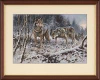 Wolf Print 'Winters Breath' by Mick Cawston