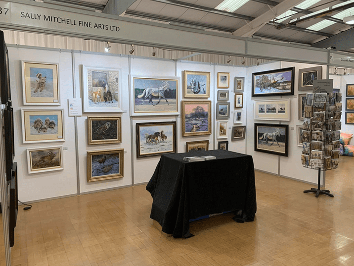 Borders Art Fair, Kelso - Sally Mitchell Fine Arts stand