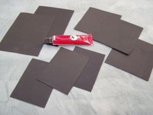 Black Witch Repair Kit glue 8 membrane patches Wetsuits Drysuits Fishing Wader
